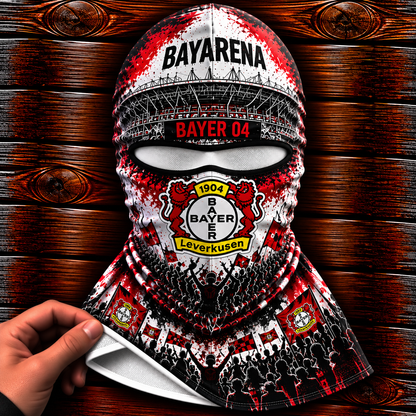 Bayer 04 Leverkusen Ultras Graffiti Balaclava – Fußball Fan Sturmhaube | Premium Streetwear Edition
