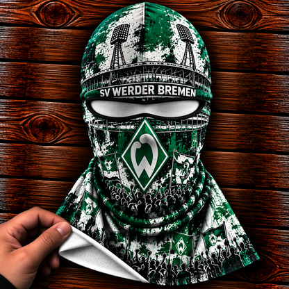 SV Werder Bremen Ultras Graffiti Balaclava – Fußball Fan Sturmhaube | Premium Streetwear Edition