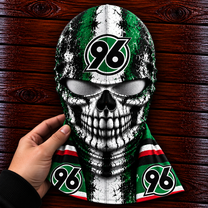 Hannover 96 Horror Balaclava – Gruselige Fußball Fan Sturmhaube | Halloween Maske