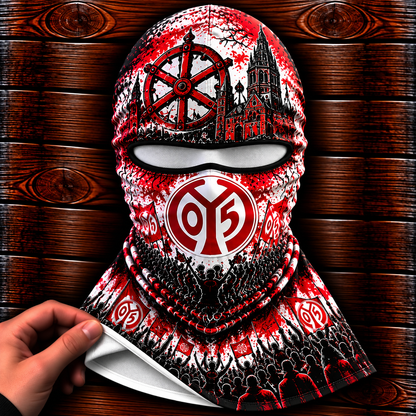 1. FSV Mainz 05 Ultras Graffiti Balaclava – Fußball Fan Sturmhaube | Premium Streetwear Edition