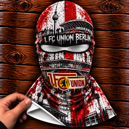 1. FC Union Berlin Ultras Graffiti Balaclava – Fußball Fan Sturmhaube | Premium Streetwear Edition