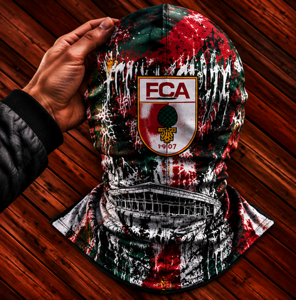 FC Augsburg Ultras Graffiti Balaclava – Fußball Fan Sturmhaube | Premium Streetwear Edition