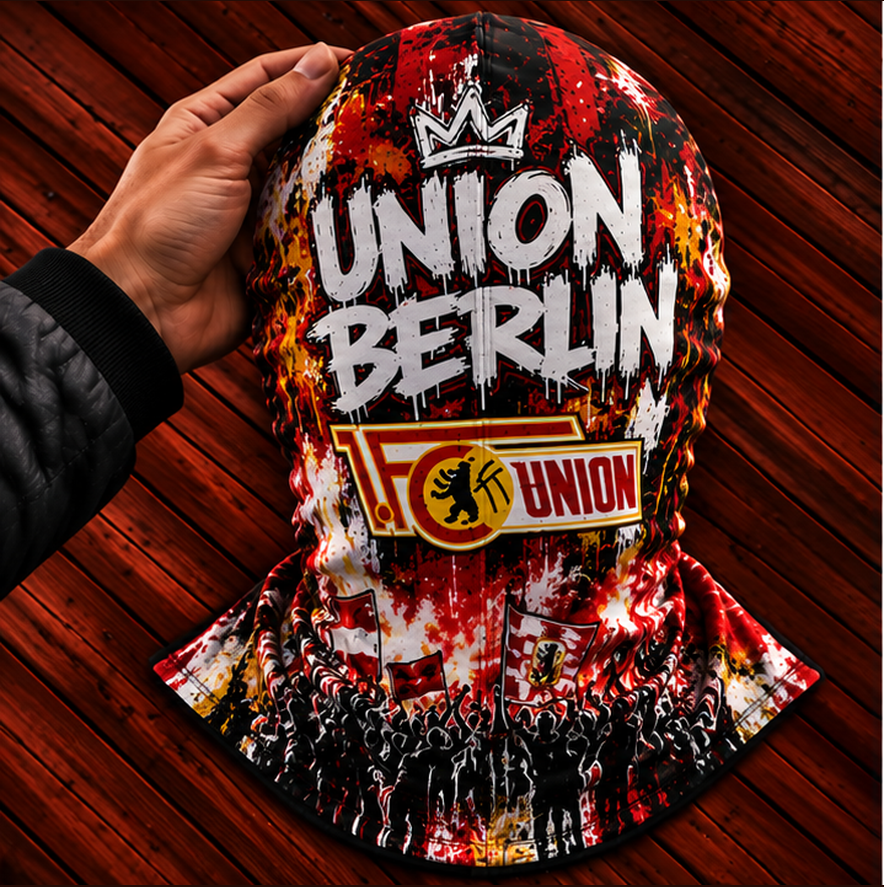1. FC Union Berlin Ultras Graffiti Balaclava – Fußball Fan Sturmhaube | Premium Streetwear Edition