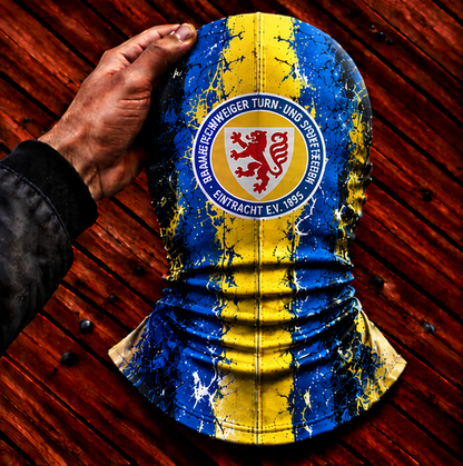 Eintracht Braunschweig Horror Balaclava – Gruselige Fußball Fan Sturmhaube | Halloween Maske