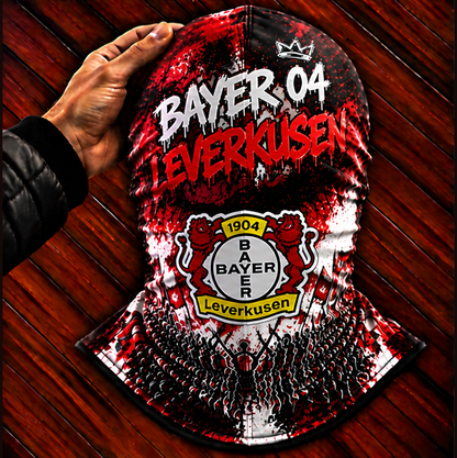 Bayer 04 Leverkusen Ultras Graffiti Balaclava – Fußball Fan Sturmhaube | Premium Streetwear Edition