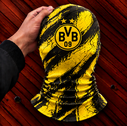 Borussia Dortmund Horror Balaclava – Gruselige Fußball Fan Sturmhaube | Halloween Maske