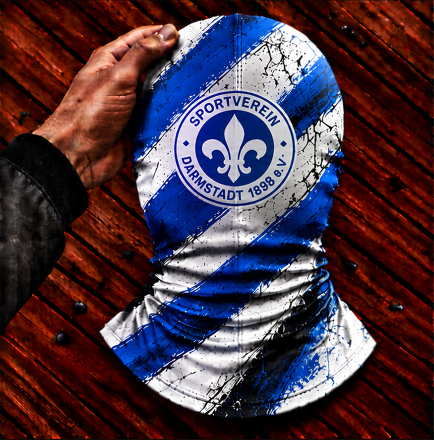 SV Darmstadt 98 Horror Balaclava – Gruselige Fußball Fan Sturmhaube | Halloween Maske