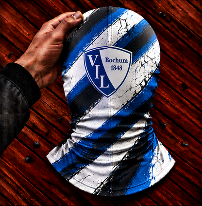 VfL Bochum Horror Balaclava – Gruselige Fußball Fan Sturmhaube | Halloween Maske