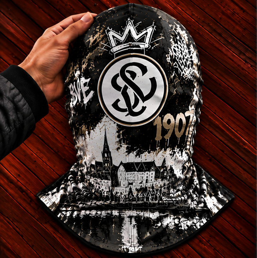 SV Elversberg Ultras Graffiti Balaclava – Fußball Fan Sturmhaube | Premium Streetwear Edition