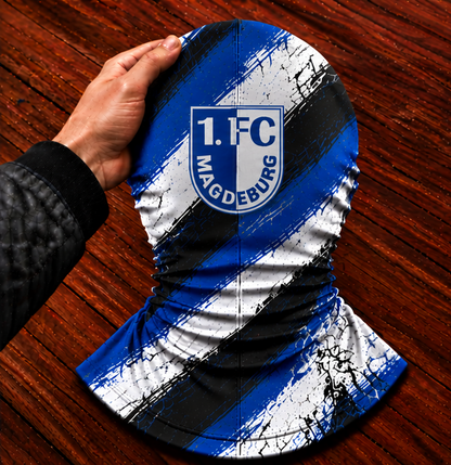 1. FC Magdeburg Horror Balaclava – Gruselige Fußball Fan Sturmhaube | Halloween Maske