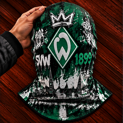 SV Werder Bremen Ultras Graffiti Balaclava – Fußball Fan Sturmhaube | Premium Streetwear Edition
