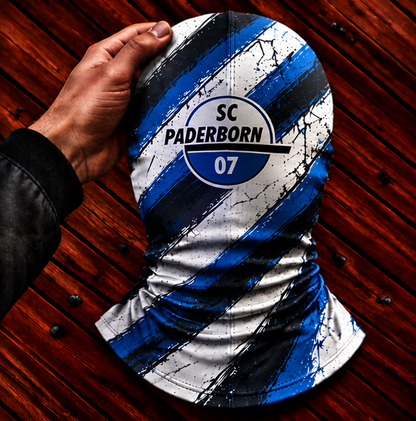 SC Paderborn 07 Horror Balaclava – Gruselige Fußball Fan Sturmhaube | Halloween Maske