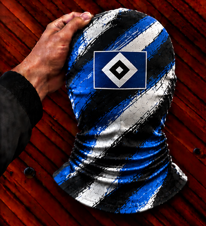 Hamburger SV Horror Balaclava – Gruselige Fußball Fan Sturmhaube | Halloween Maske