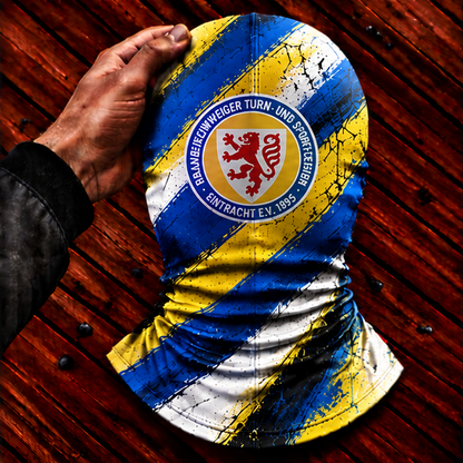 Eintracht Braunschweig Horror Balaclava – Gruselige Fußball Fan Sturmhaube | Halloween Maske