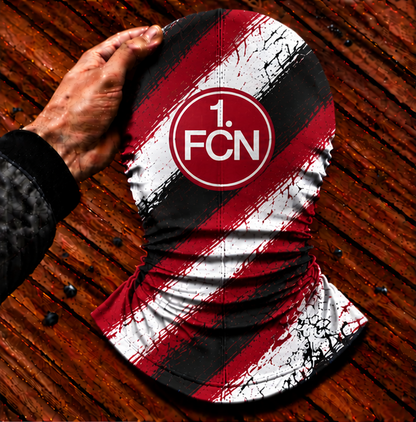 1. FC Nürnberg Horror Balaclava – Gruselige Fußball Fan Sturmhaube | Halloween Maske