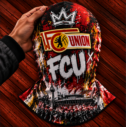 1. FC Union Berlin Ultras Graffiti Balaclava – Fußball Fan Sturmhaube | Premium Streetwear Edition