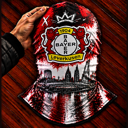 Bayer 04 Leverkusen Ultras Graffiti Balaclava – Fußball Fan Sturmhaube | Premium Streetwear Edition