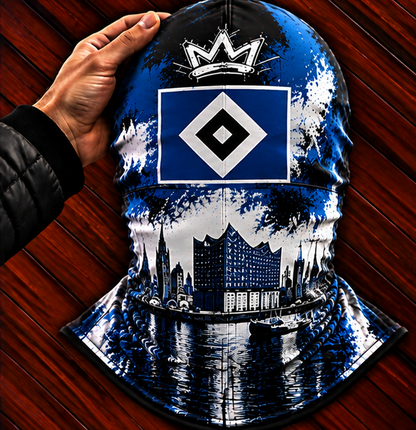 Hamburger SV Ultras Graffiti Balaclava – Fußball Fan Sturmhaube | Premium Streetwear Edition