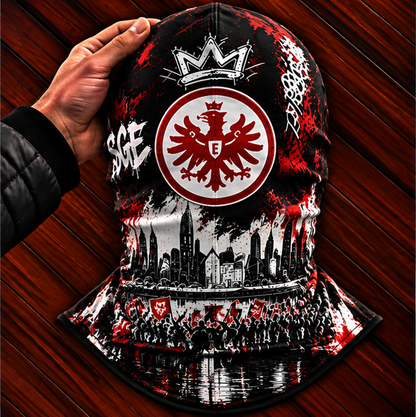 Eintracht Frankfurt Ultras Graffiti Balaclava – Fußball Fan Sturmhaube | Premium Streetwear Edition