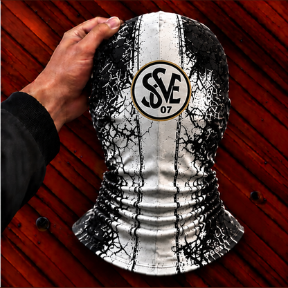 SV Elversberg Horror Balaclava – Gruselige Fußball Fan Sturmhaube | Halloween Maske