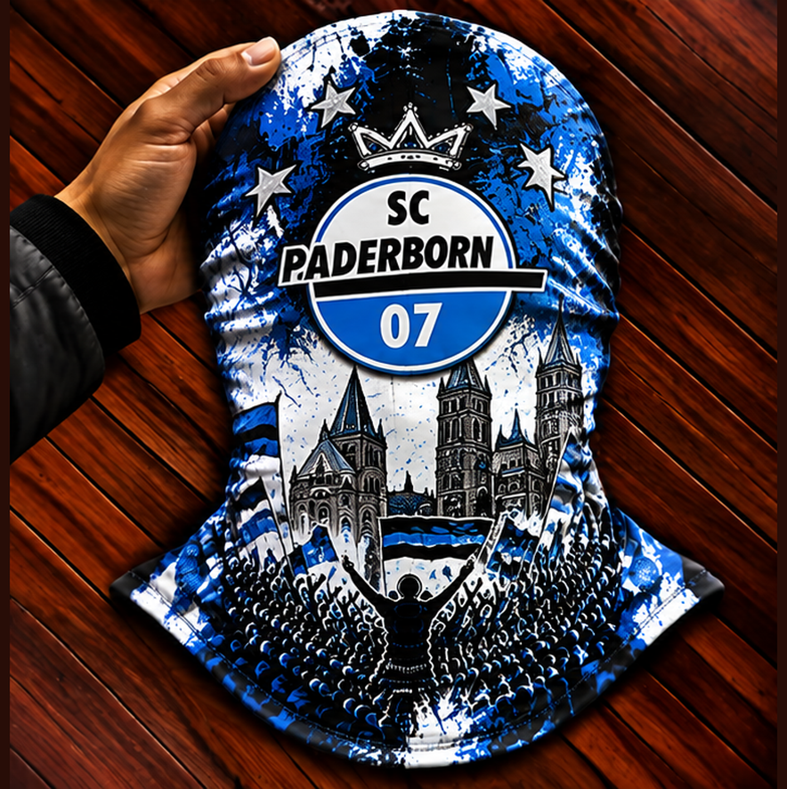SC Paderborn 07 Ultras Graffiti Balaclava – Fußball Fan Sturmhaube | Premium Streetwear Edition