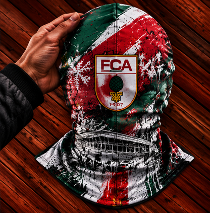 FC Augsburg Ultras Graffiti Balaclava – Fußball Fan Sturmhaube | Premium Streetwear Edition