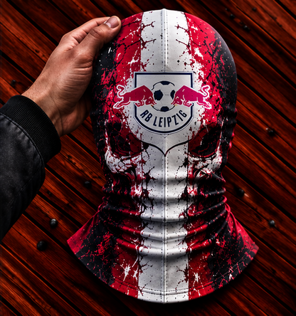 RB Leipzig Horror Balaclava – Gruselige Fußball Fan Sturmhaube | Halloween Maske