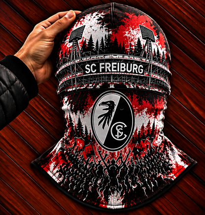 SC Freiburg Ultras Graffiti Balaclava – Fußball Fan Sturmhaube | Premium Streetwear Edition