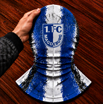 1. FC Magdeburg Horror Balaclava – Gruselige Fußball Fan Sturmhaube | Halloween Maske
