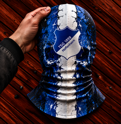 TSG Hoffenheim Horror Balaclava – Gruselige Fußball Fan Sturmhaube | Halloween Maske