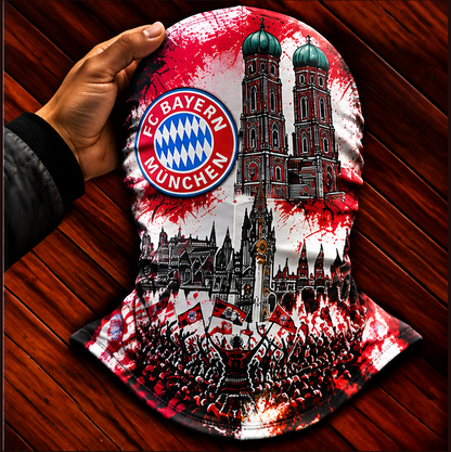 FC Bayern München Ultras Graffiti Balaclava – Fußball Fan Sturmhaube | Premium Streetwear Edition