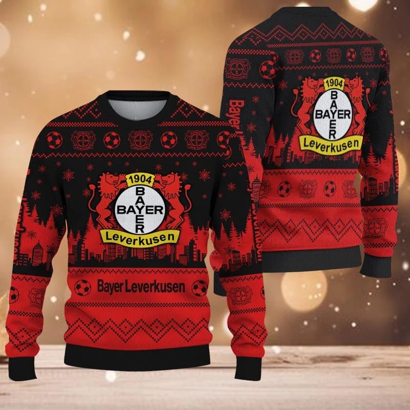 Bayer 04 Leverkusen Sonderausgabe Weihnachtspullover