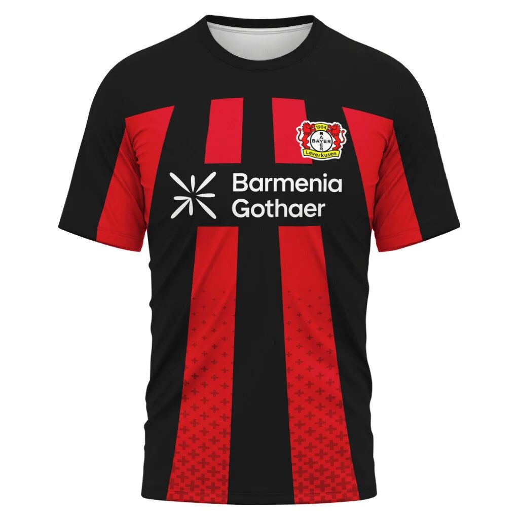 Bayer 04 Leverkusen Heimtrikot 26/27 - Individueller Name Nummer T-Shirt