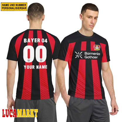 Bayer 04 Leverkusen Heimtrikot 26/27 - Individueller Name Nummer T-Shirt