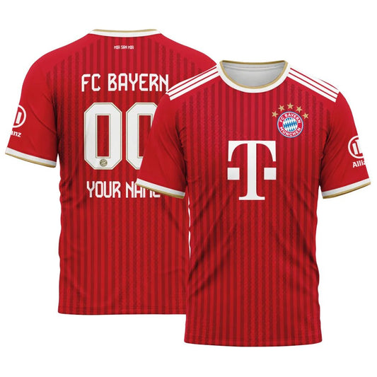 Bayern München Heimtrikot 26/27 - Individueller Name Nummer T-Shirt