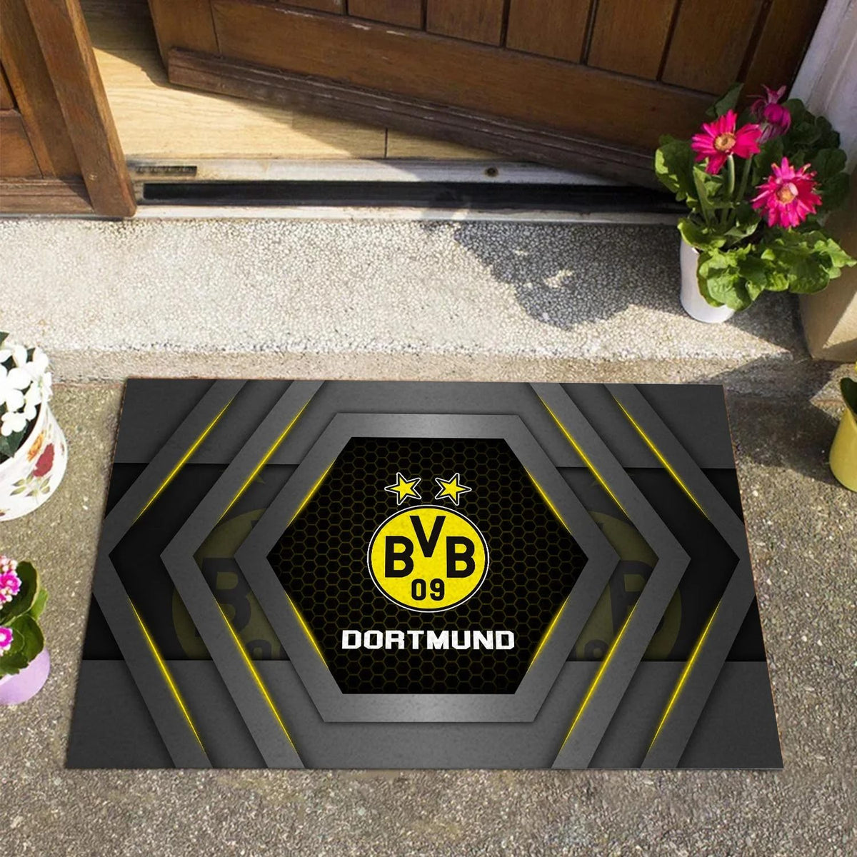 Borussia Dortmund Neue Edition Fußmatte aus Gummi