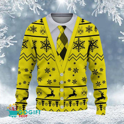 Borussia Dortmund Neuer Stil Weihnachtspullover