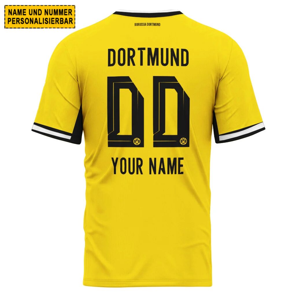 Borussia Dortmund Heimtrikot 26/27 - Individueller Name Nummer T-Shirt
