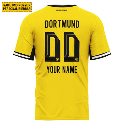 Borussia Dortmund Heimtrikot 26/27 - Individueller Name Nummer T-Shirt