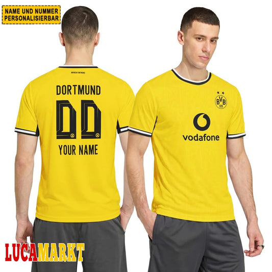 Borussia Dortmund Heimtrikot 26/27 - Individueller Name Nummer T-Shirt