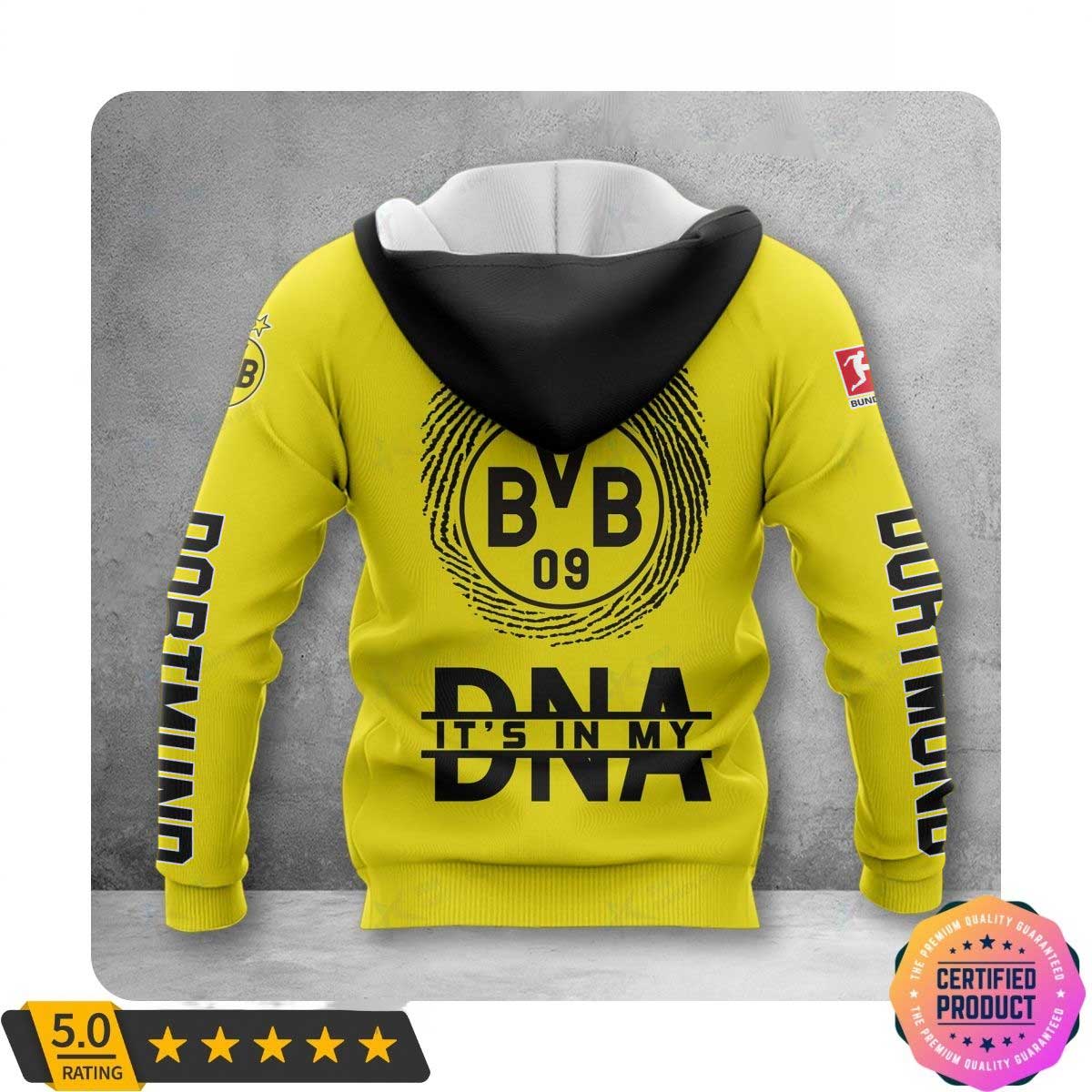 Borussia Dortmund Gelb It's In My DNA Reißverschluss-Hoodie
