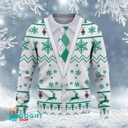 Borussia Mönchengladbach Neuer Stil Weihnachtspullover