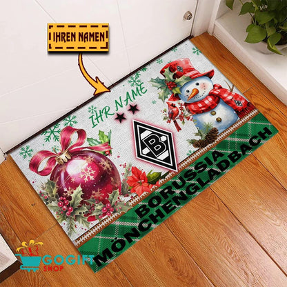 Borussia Mönchengladbach Individueller Name Premium Ausgabe Fußmatte aus Gummi