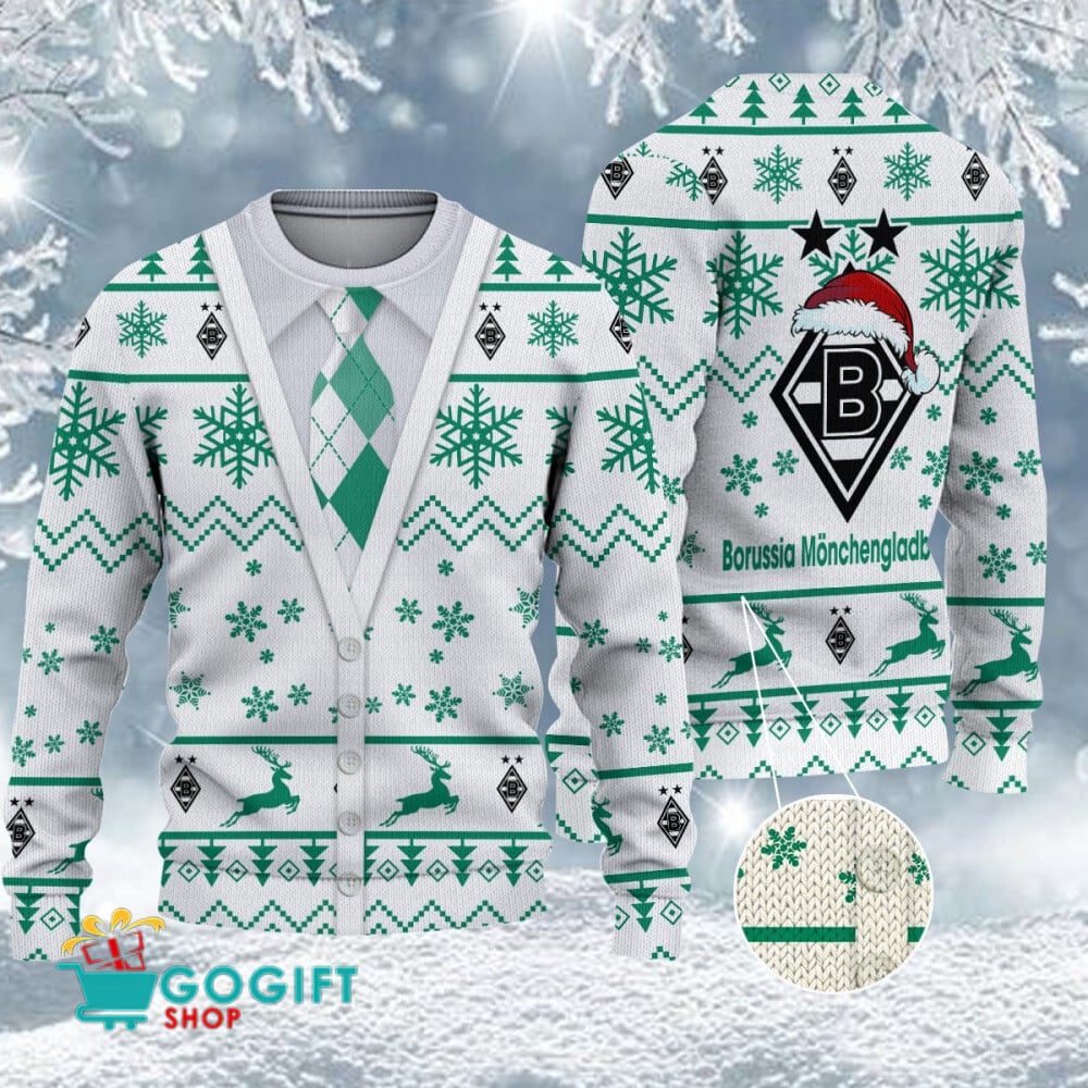Borussia Mönchengladbach Neuer Stil Weihnachtspullover
