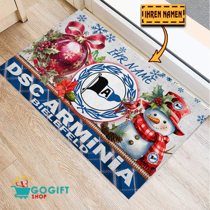 DSC Arminia Bielefeld Individueller Name Premium Ausgabe Fußmatte aus Gummi