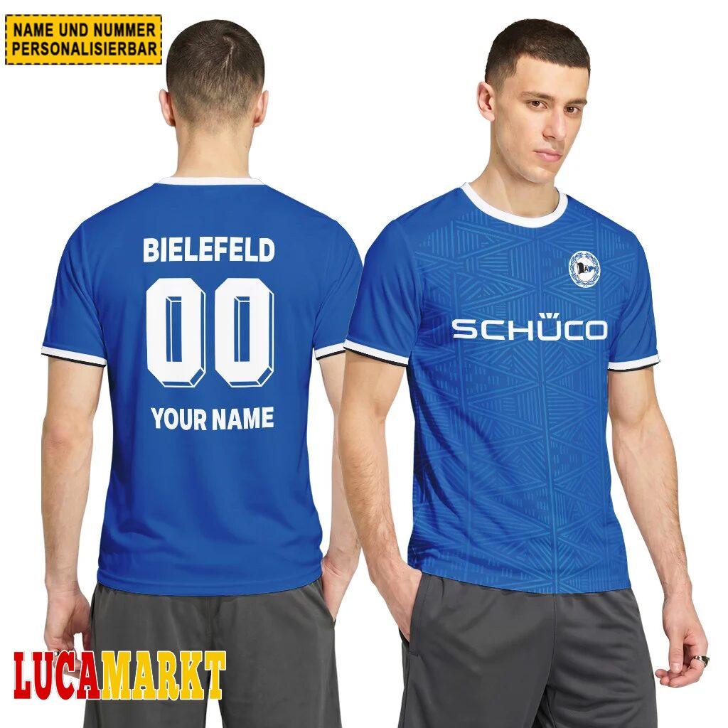 DSC Arminia Bielefeld Heimtrikot 26/27 - Individueller Name Nummer T-Shirt