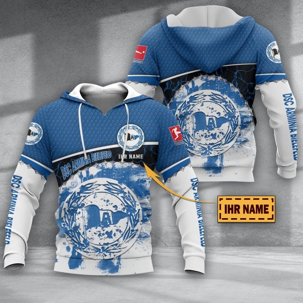 DSC Arminia Bielefeld Individueller Name Sonderausgabe Kapuzenpullover