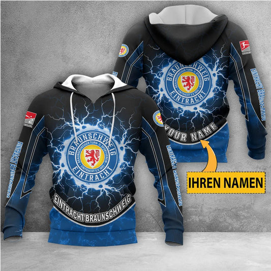 Eintracht Braunschweig Individueller Name Neue Edition Kapuzenpullover