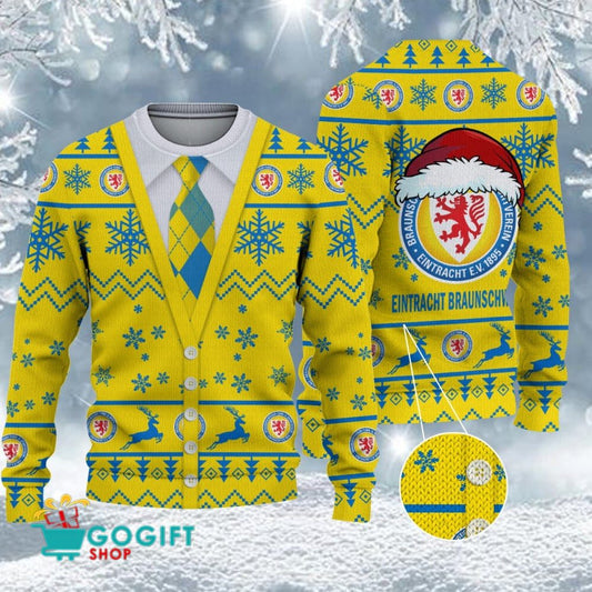 Eintracht Braunschweig Neuer Stil Weihnachtspullover
