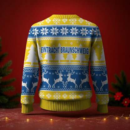 Eintracht Braunschweig Fan Edition Weihnachtspullover im neuen Design